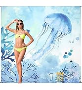 HIHOHO Beach Blanket Waterproof Sandproof Beach Mat for 1-8 Adults Quick Drying Durable Outdoor P...