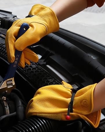 leather gloves
