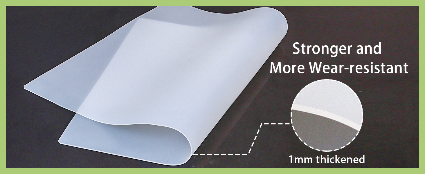 clear silicone mat baking mat tim holtz clay roller 3d pen mat craft mat embossing powder vanity mat
