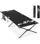 Sportneer Camping Cot: 78.3"x28.7"x14.6" Comfort Cot Bed for Camping Traveling Guest Bed, Sleepin...