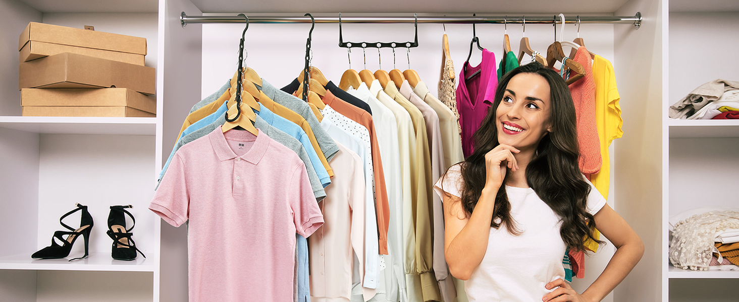 space saving hangers