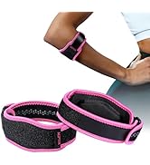AGPTEK Elbow Brace for Tendonitis and Tennis Elbow 2 Pack, Tennis Golfers Elbow Support Arm Band ...