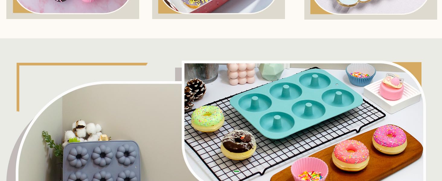 silicone donut pans for baking
