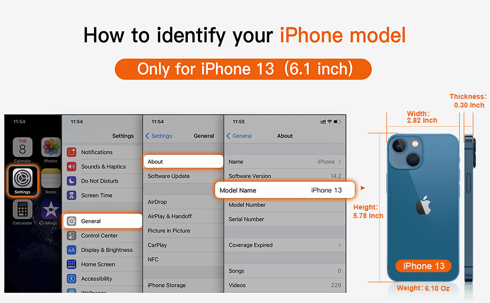 only compatible with iPhone 13 wallet case