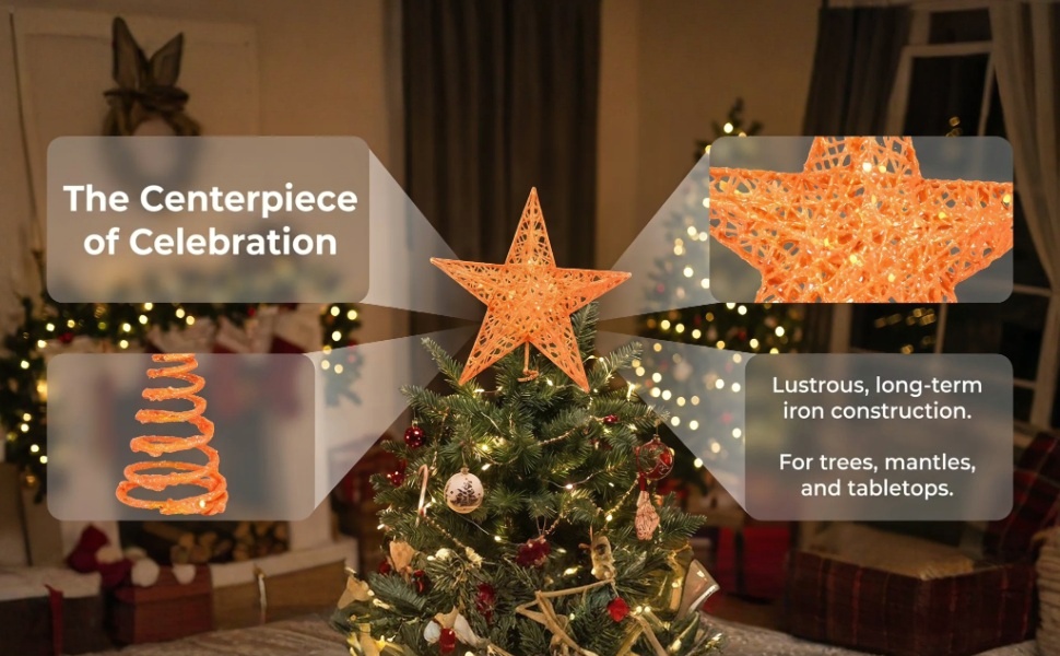 christmas tree star topper