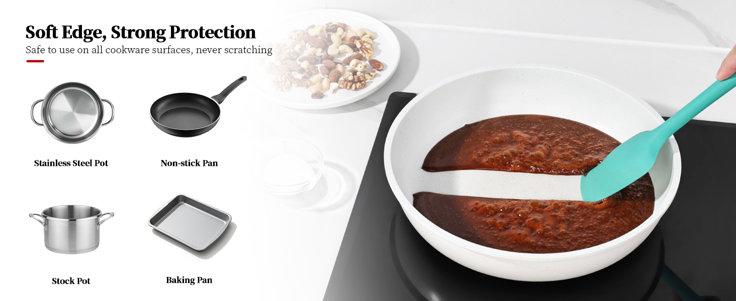 High Heat Resistant Food Safe Silicone Spatula