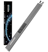 RAYONNER Lighter Electric Lighter Candle Lighter USB Lighter with Safety Switch Rechargeable Flam...