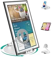 WALI Echo Show 15/21 Stand, Adjustable Stand for Echo Show 15/21 and Up to 18" Tablets/Portable M...