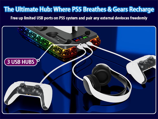 playstation 5 media remote gaming station ps5 charging station