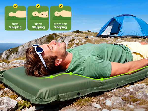 inflatable sleeping mattress