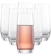 ZWIESEL GLAS Pure Longdrink Glass (Set of 6), Bar Glasses for Long Drinks, Dishwasher-Safe Tritan...