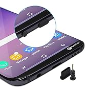 PortPlugs USB-C Dust Plugs (5 Pairs) - Compatible w/Samsung Galaxy, Android, MacBook & Type-C Dev...