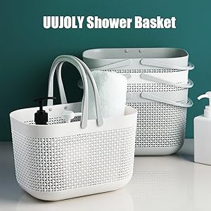 Shower caddy basket