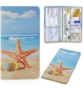 TILDOSAC Leather Car Registration and Insurance Card Holder, Car Document Holder for Cards Licens...