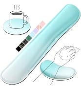 Gimars Upgrade Enlarge Silky Gel Memory Foam Keyboard Wrist Rest, Wrist Rest for Computer Keyboar...