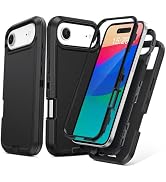 TOPAUX for iPhone Case Heavy Duty Full Body Drop Protection Multi-Layer Impact Resistant Flexible...