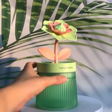 Portable Mini Humidifier with flower Colorful Cool Mist 260ml for plants