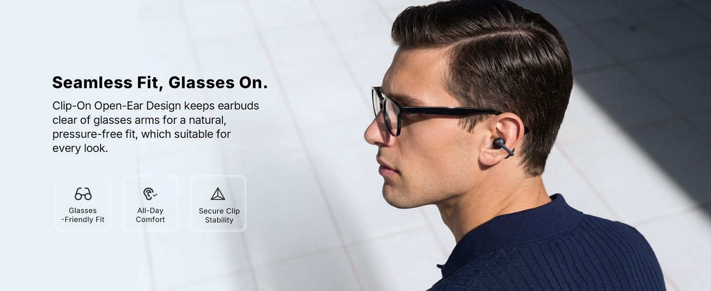 Clip on earbuds