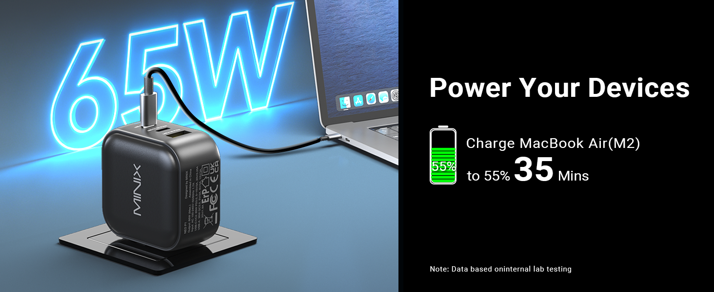 MINIX 65w usb c charger