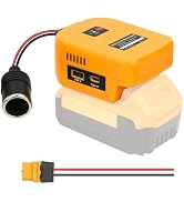 QSDXNY 20V to 12V Step-Down Converter for Dewalt 20V Max Battery(Tool Only) | Battery Power Adapt...