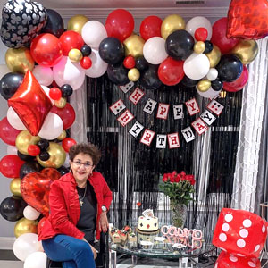 red black and gold balloons red black and gold party balloons black and red latex balloons