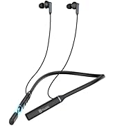 Hmusic A3 OTG Neckband Headphones Wireless Bluetooth 5.4, 35H Playtime, 12mm Driver, 3 EQ Modes, ...