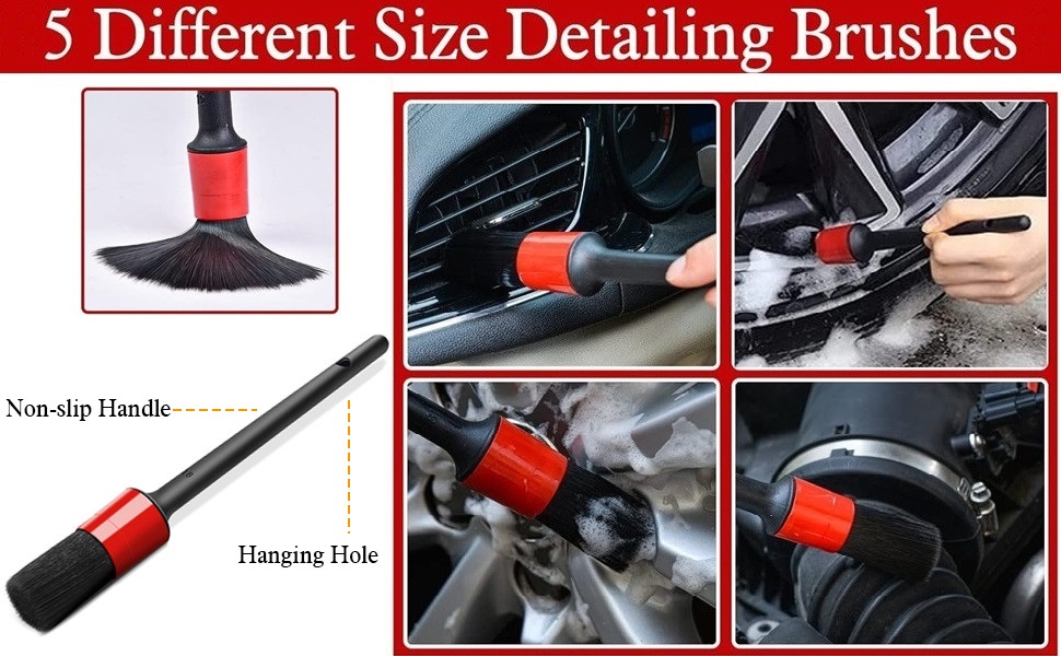 car detailing brushes