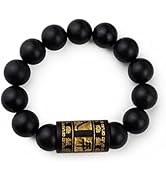 vv8oo Bracelet Lightning Strikes Jujube Wood 15mm Beads Fengshui Well-being Lucky Stretch Hand St...