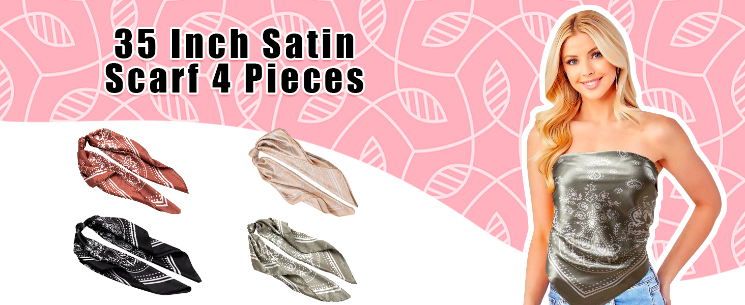 hair scarf hair scarf for women silk scarf for hair wrapping at night silk hair scarf
