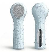 Electric Silicone Facial Cleansing Brush, 3 Modes & 45°C Thermal Heating, IPX7 Waterproof, Rechar...