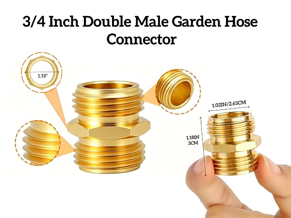 Male to Male Hose Adapter