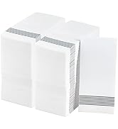 200 Packs Linen-like Guest Towels Disposable, Disposable Dinner Napkins Paper for Kitchen, Dispos...