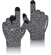 Achiou Winter Gloves for Men Women, Upgraded Thicken Touch Screen, Anti-Slip Silicone Gel, Therma...