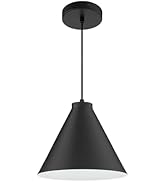 East Grove Home Cone Advantage 10in Pendant with E26 Medium Base Socket (Compatible with LED Lamp...