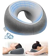 3rd Face Down Pillow for Home Massage, Massage Headrest for Bed, Cooling Fabric BBL Pillow After ...