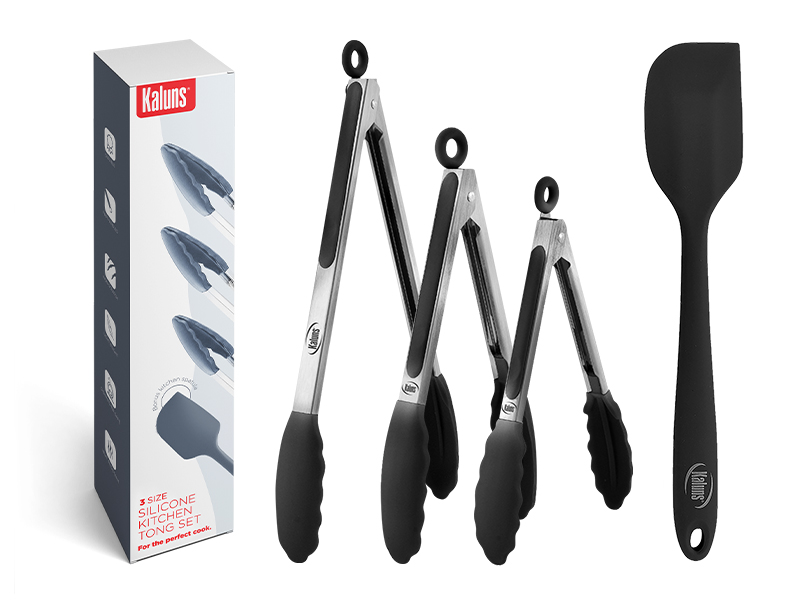 Our 5 Piece Premium Kitchen Tongs has everything you need