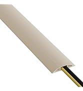 D-Line 6ft Floor Cord Cover, Cable Protector, Hide Extension Cords, Protect Cords, Prevent Cable ...