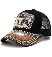 TOPACC Western Trucker Hat for Men Women Vintage Cowboy Country Hats Cute Baseball Cap for Wester...
