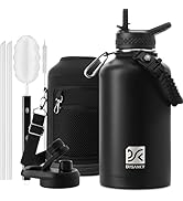 DYSANKY Insulated Water Bottle 64oz- Multiple Insulation Vacuum Sealed Thermos- Portable Sports H...