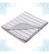 Cooling Blanket with Double Sided Cold Effect, King Size Lightweight Breathable Summer Large Over...