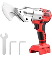Electric Metal Shears for Milwaukee M18 18V Battery, Cordless Metal Shears 295Ft-Lbs/400Nm Torque...