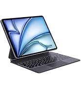 AUSDOM Keyboard Case for iPad Pro 12.9 (6th, 5th, 4th, 3rd Gen) and iPad Air 13 2024(M2), Magneti...