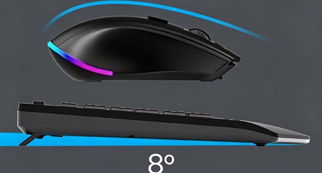 ergonomic wireless keyboard and mouse