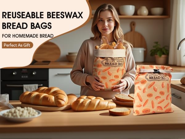 Beeswax bread bag