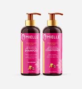 Mielle Organics Pomegranate & Honey Leave-In Conditioner + Honey Curl Smoothie Bundle
