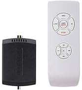 Ceiling Fan Remote Control Kit, Small Size Universal Speed, Light & Timing 3 in 1 Wireless Contro...
