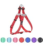 EXCELLENT ELITE SPANKER No Pull Dog Harness Adjustable Nylon Step-in Easy Pet Vest Chest Strap wi...