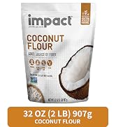 Impact - Conventional Coconut Flour, Gluten, Grain, Dairy & Soy Free, Vegan, Non-GMO, High Fiber,...