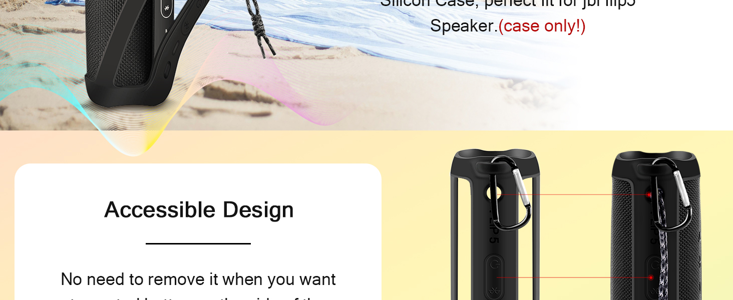 flip 5 silicone cover
