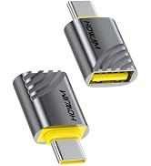 HOWJIM USB C to USB Adapter 2 Pack,10Gbps Data Transfer Fast Charging | USB C Male to USB 3.2 Fem...